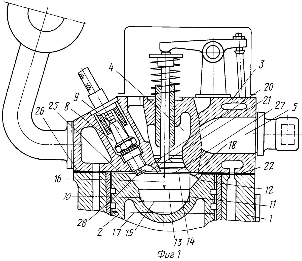 Схема двигателя с искровым зажиганием