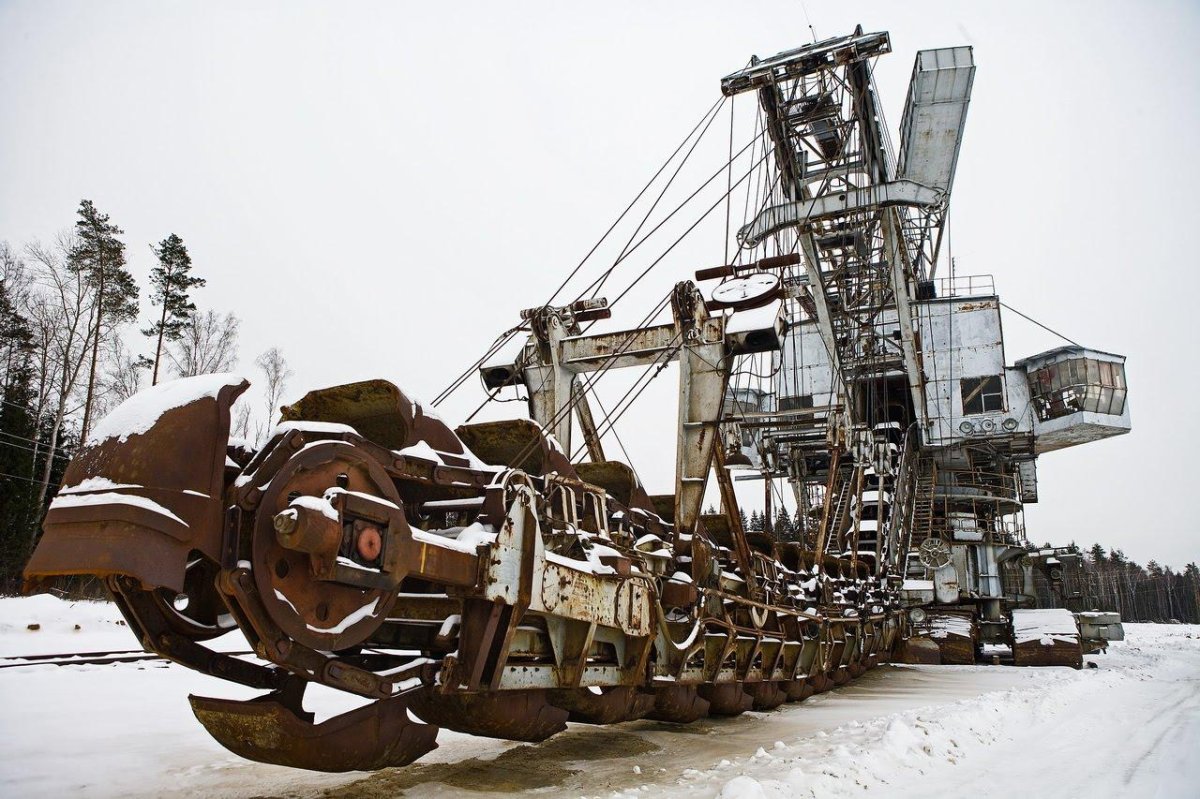 Многоковшовый цепной экскаватор