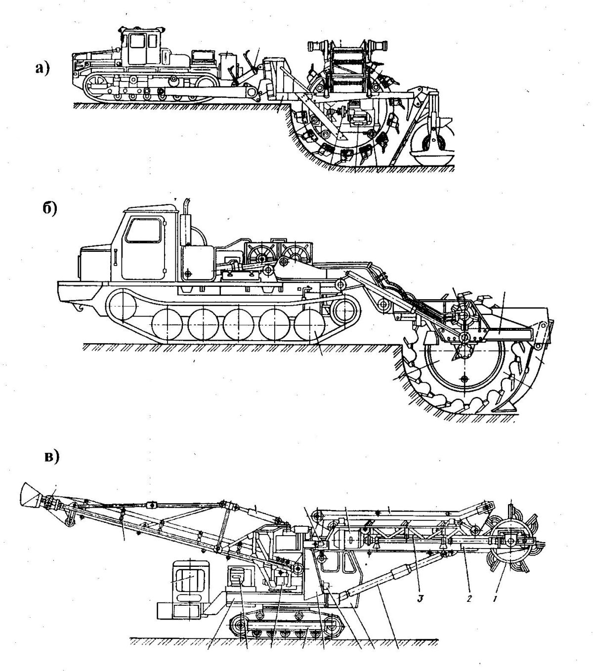 Многоковшовый роторный экскаватор