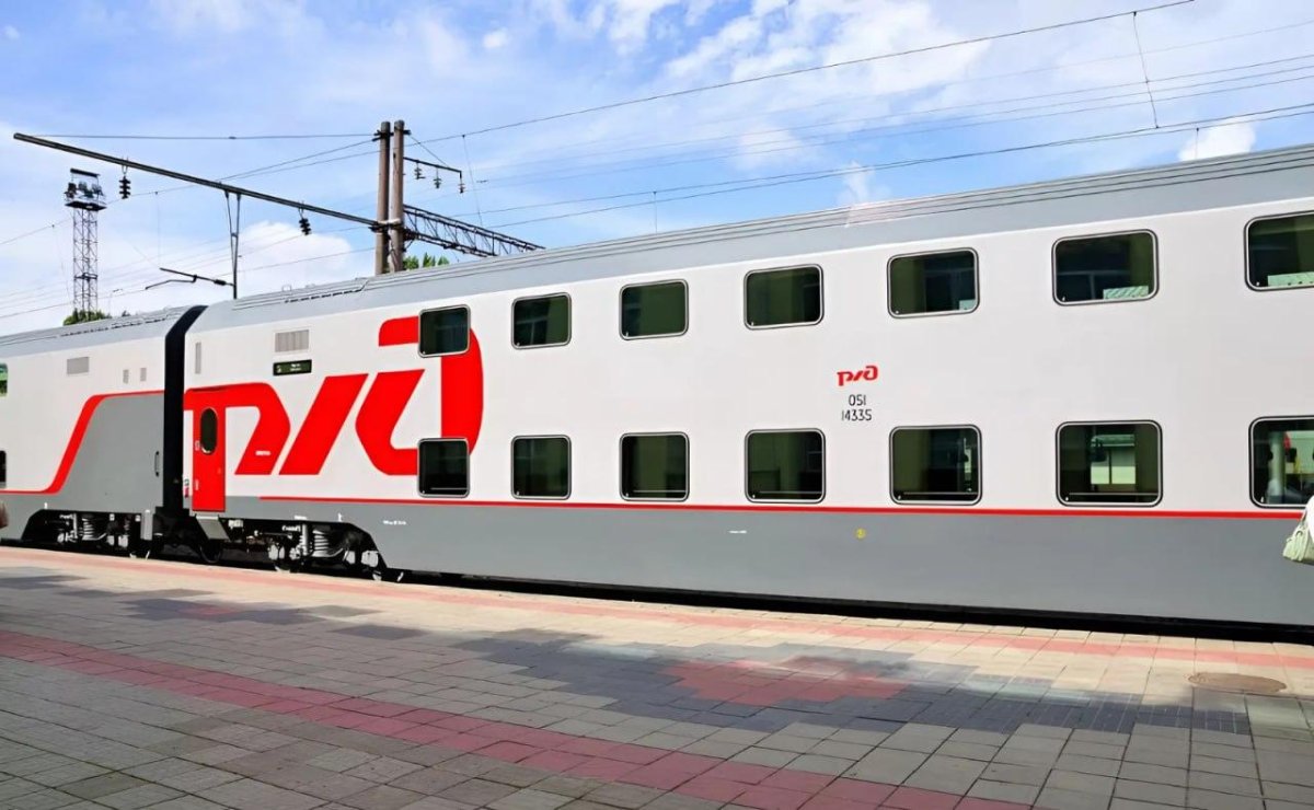 2х этажные поезда РЖД