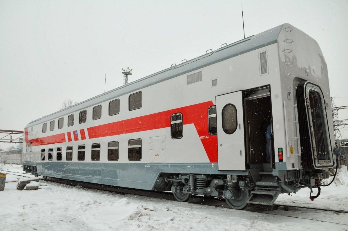 Италмас поезд двухэтажный