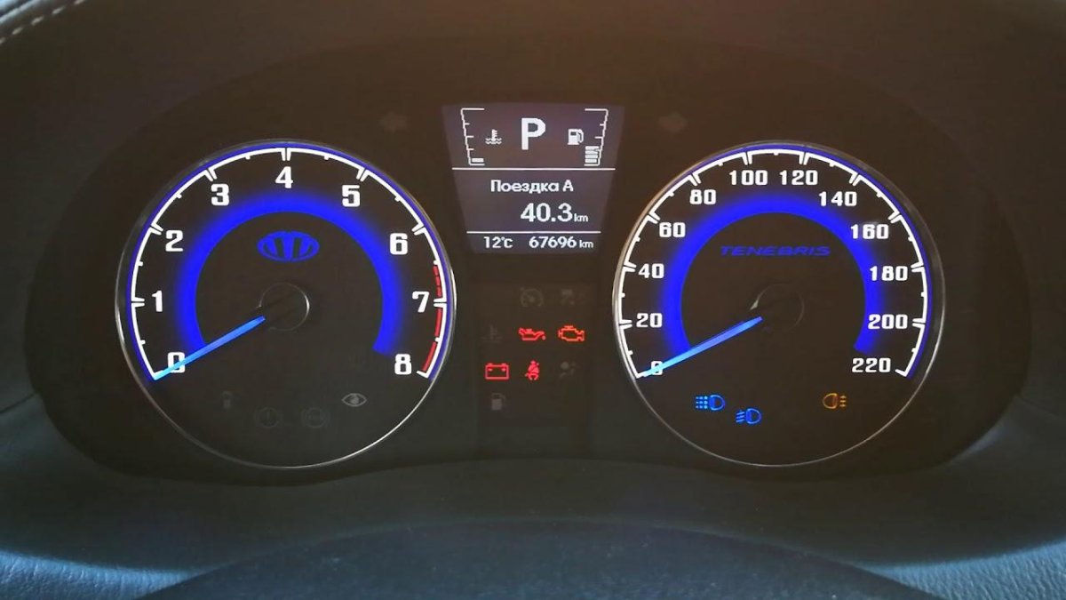 Приборная панель Солярис 2017