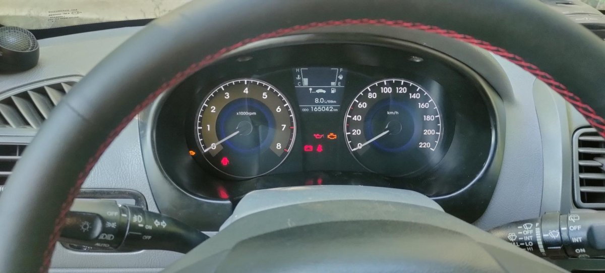 Электронная панель приборов Хендай Солярис 1