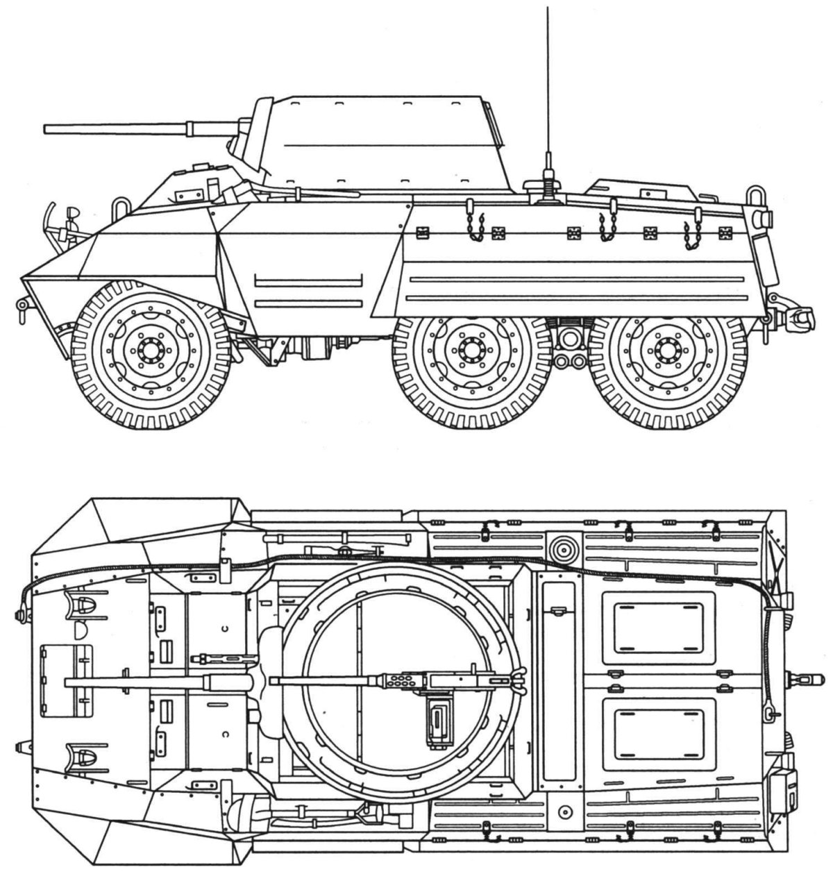 Бронеавтомобиль ЛБ-62 чертежи