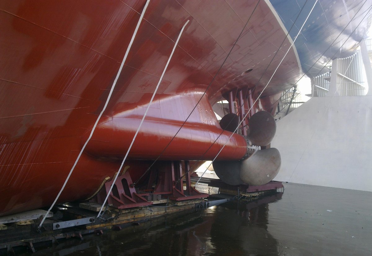 Гребной винт ледокола Арктика