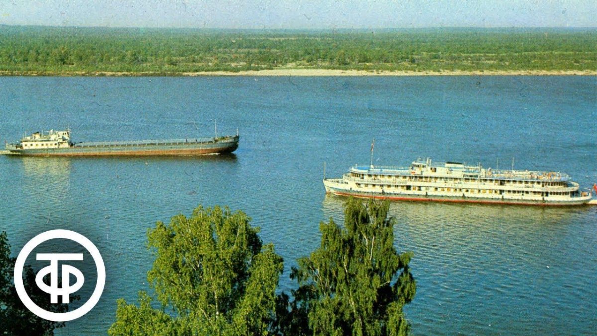 Теплоходы на Волге в СССР
