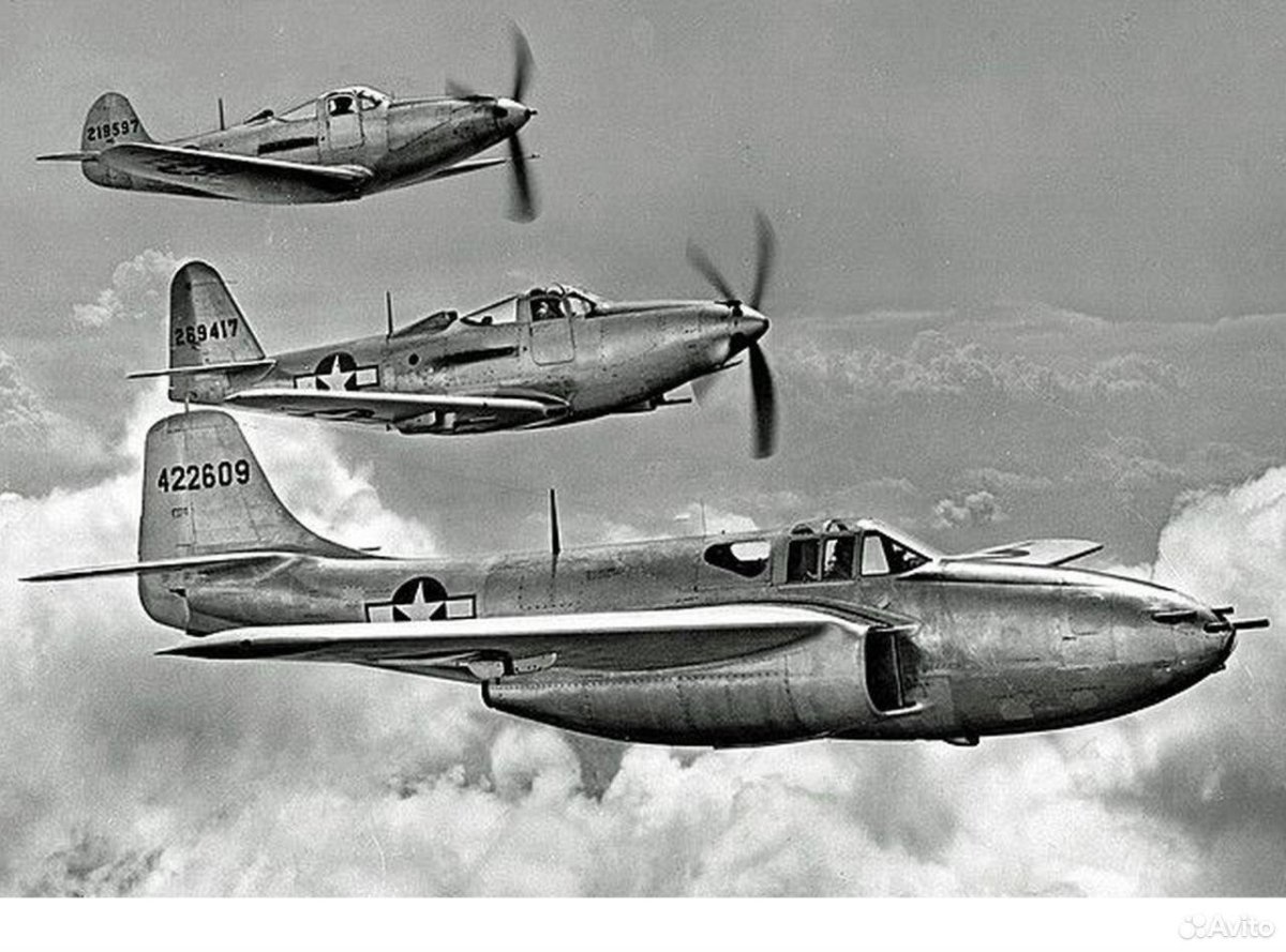 Истребитель Bell p-59 Airacomet