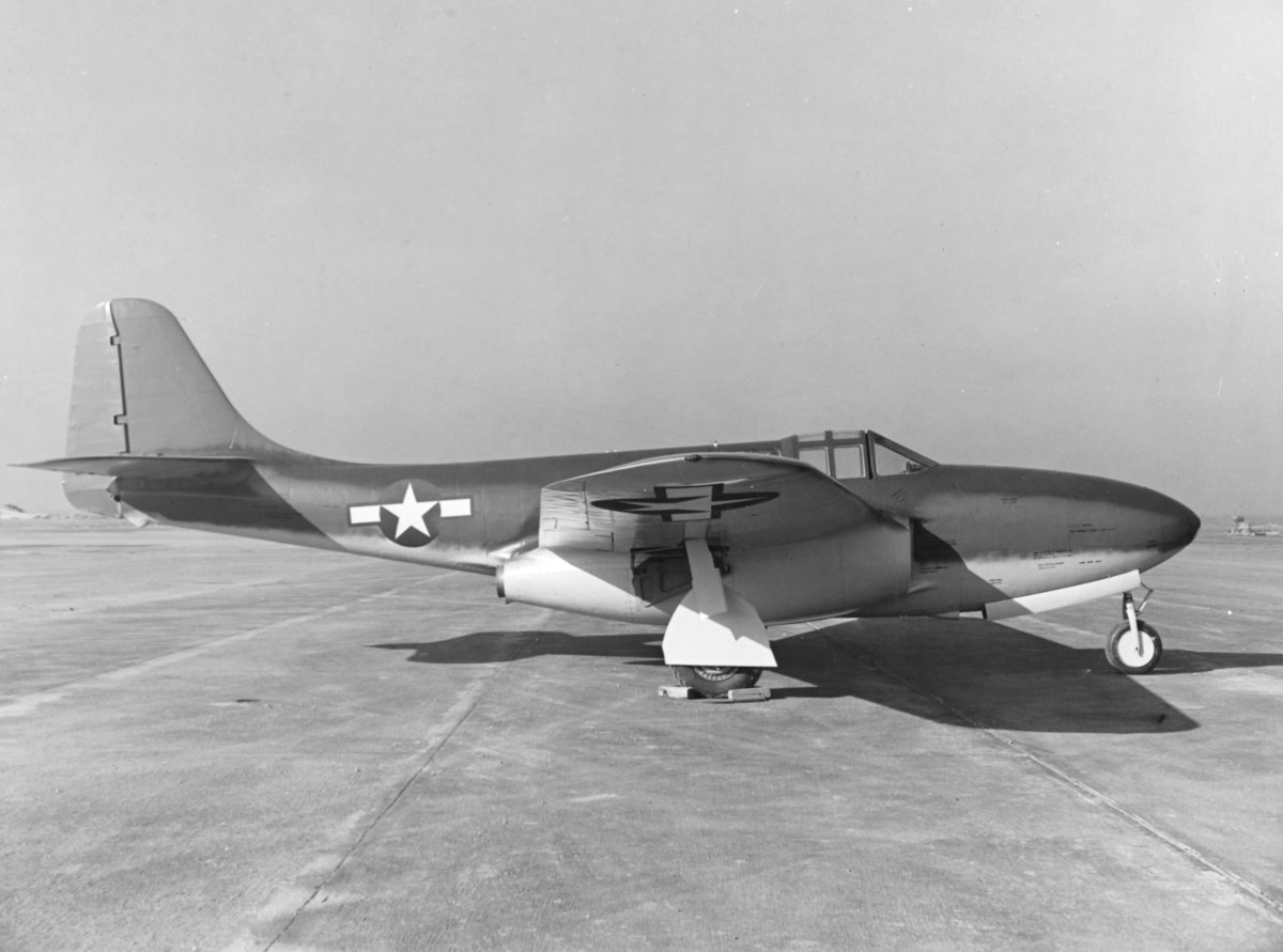 Истребитель Bell p-59 Airacomet