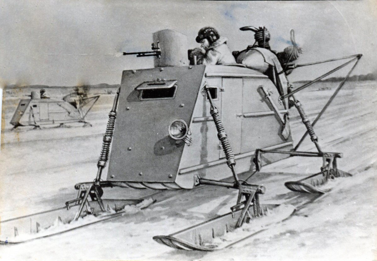 Боевые аэросани НКЛ-26