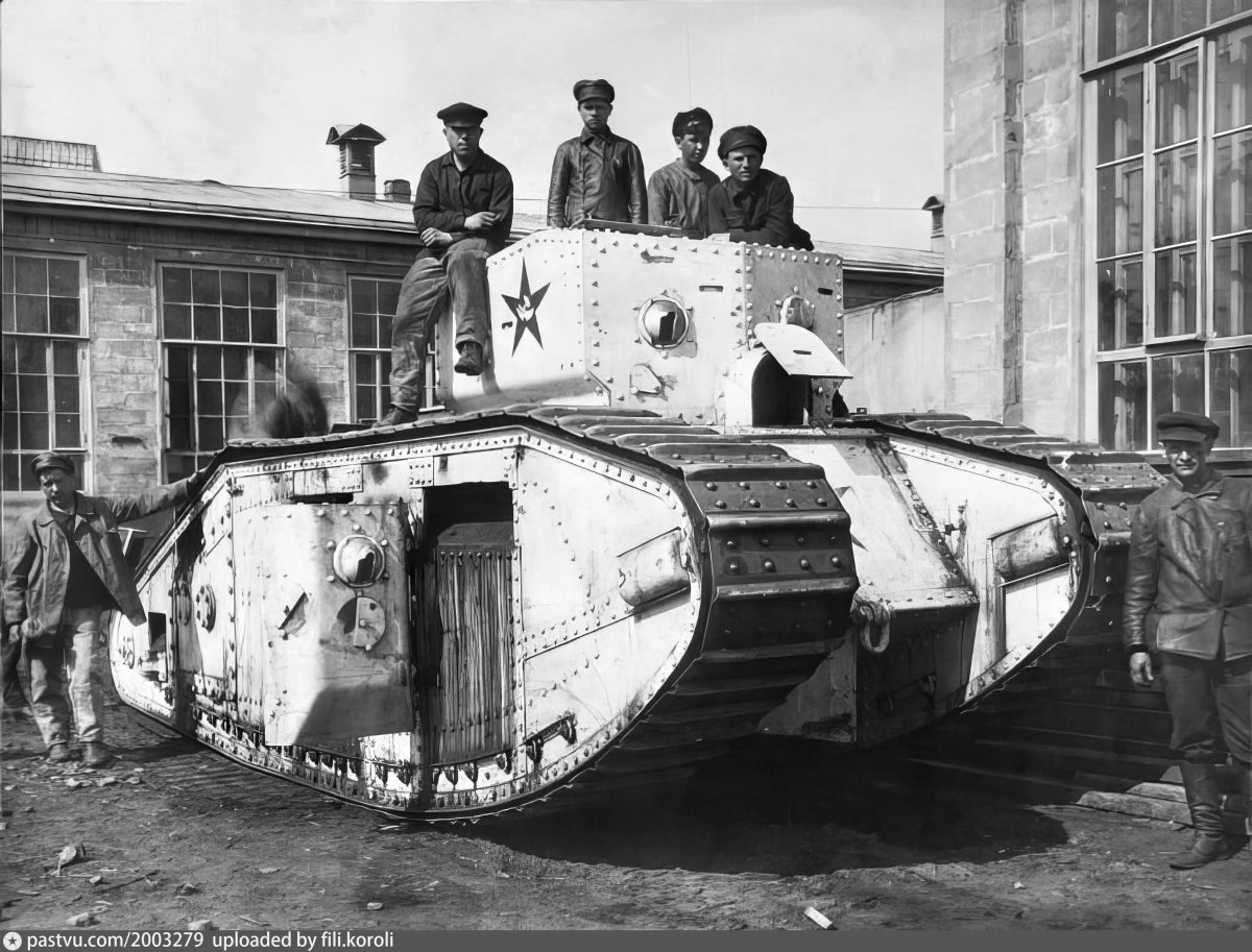 Танк MK A Whippet красной армии