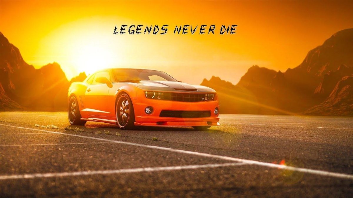 Шевроле Камаро оранжевая