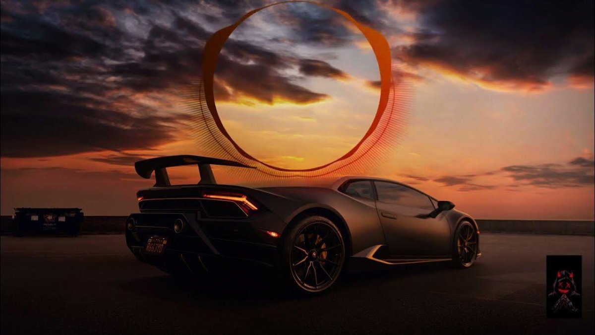 Ламборгини на закате