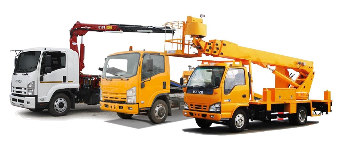 Автовышка Isuzu 22 метра - телескопическая