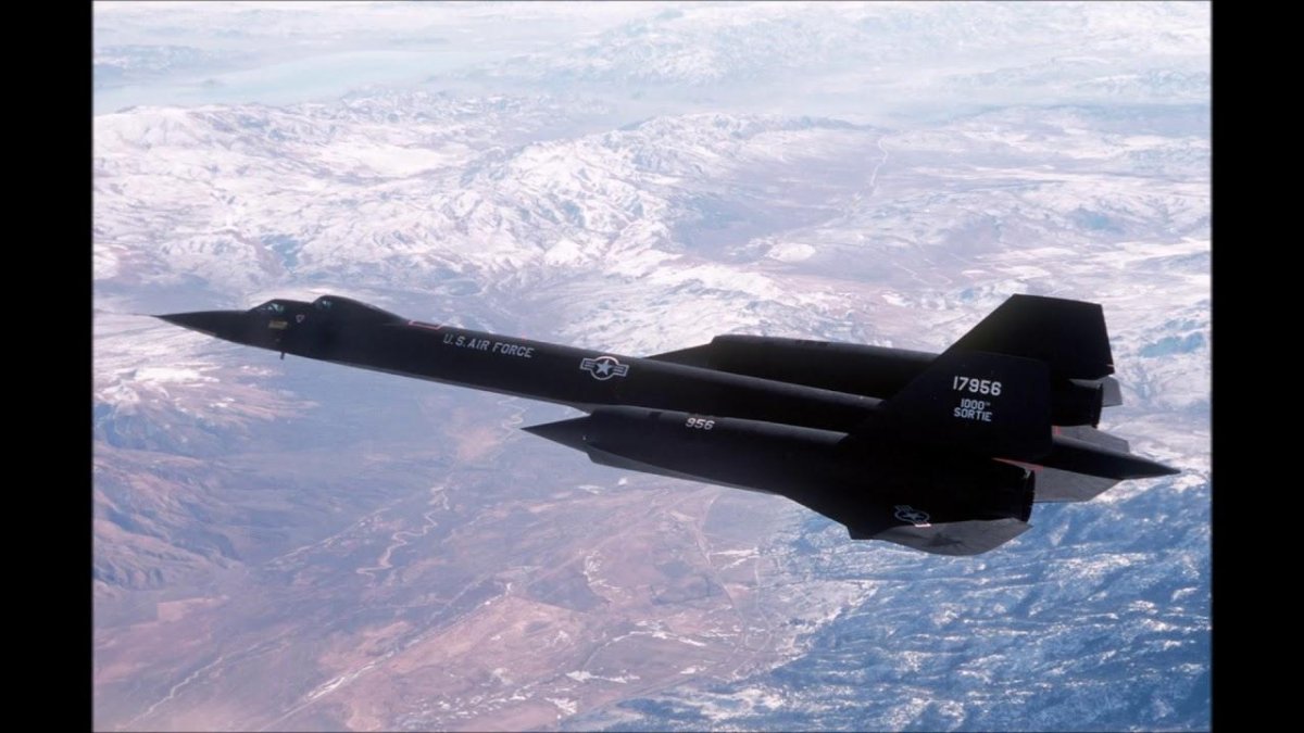 Локхид SR-71 чёрный Дрозд