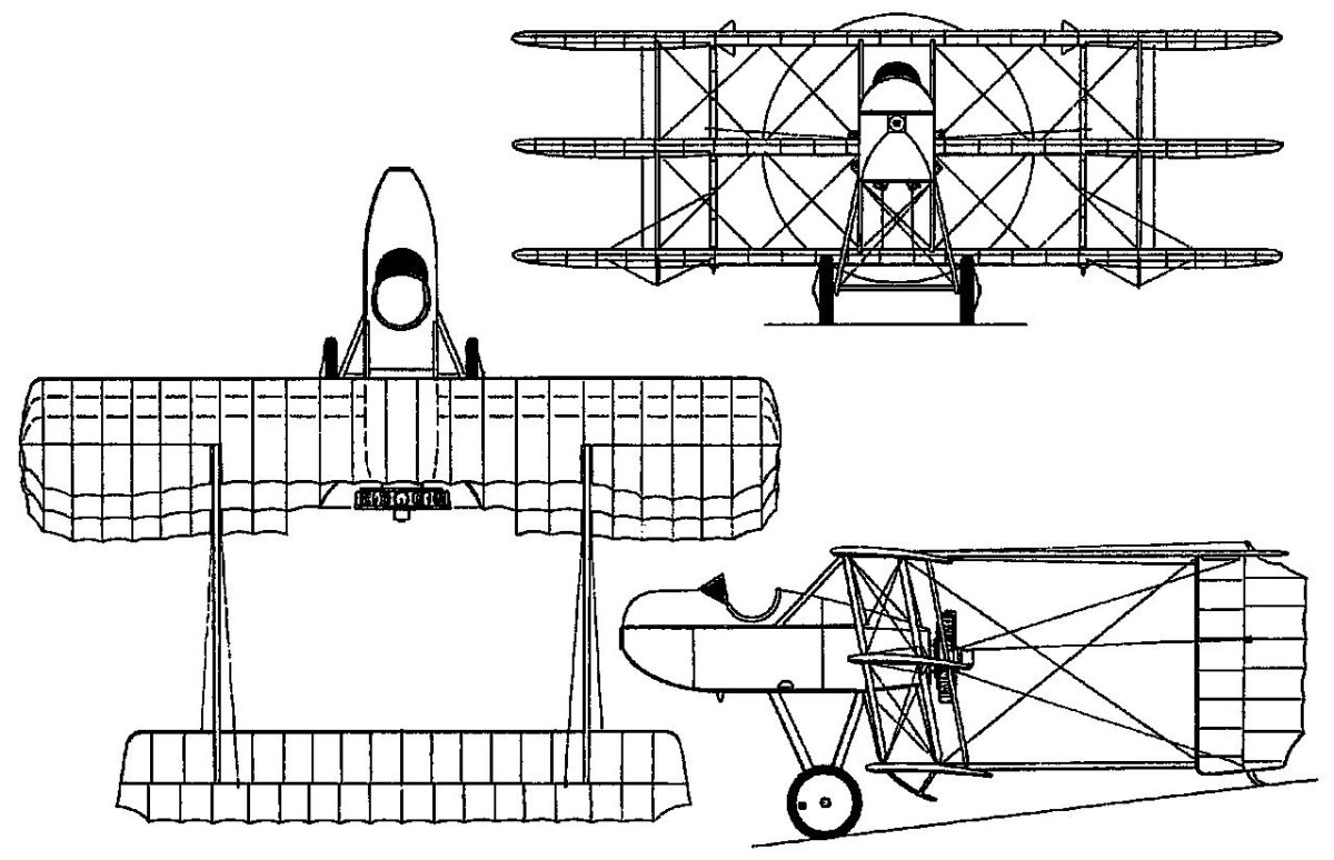 Продольный триплан