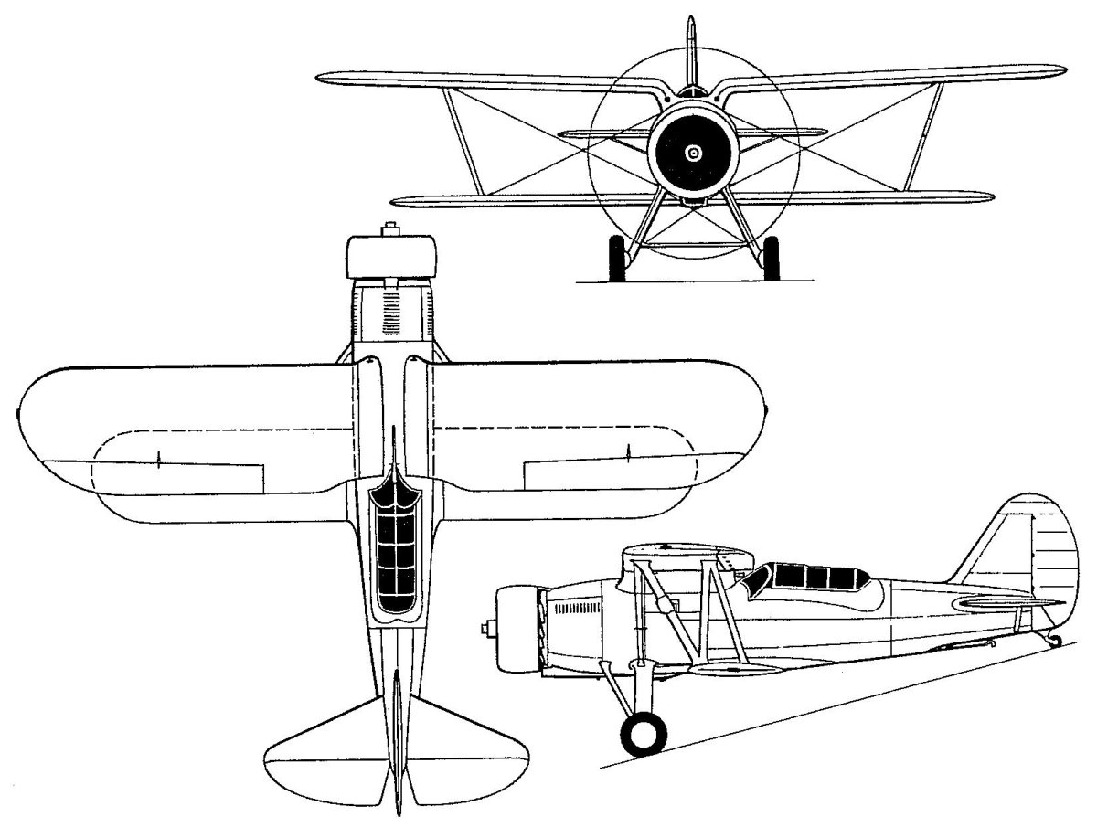 Биплан Ultimate чертежи