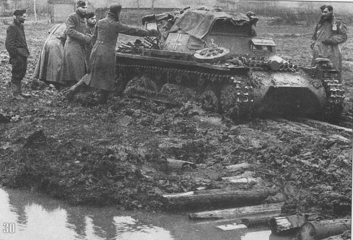 Октябрь 1941 грязь распутица