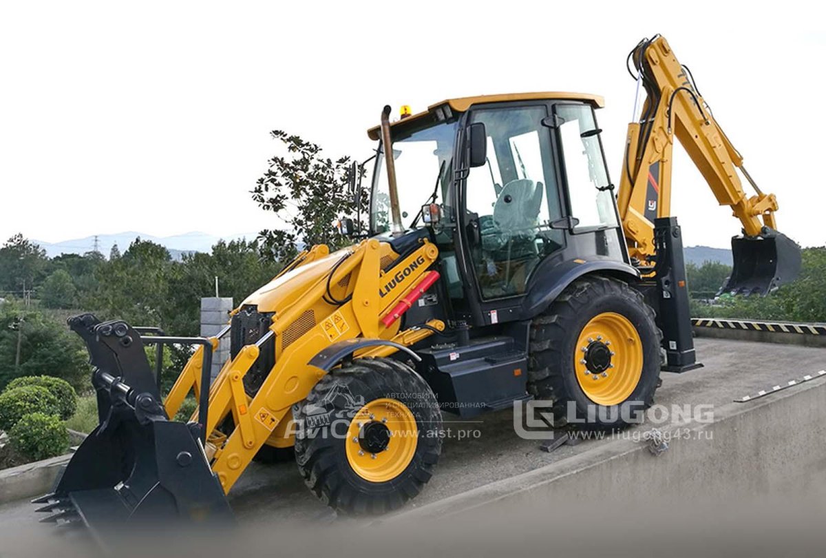 Экскаватор-погрузчик Liugong clg777a