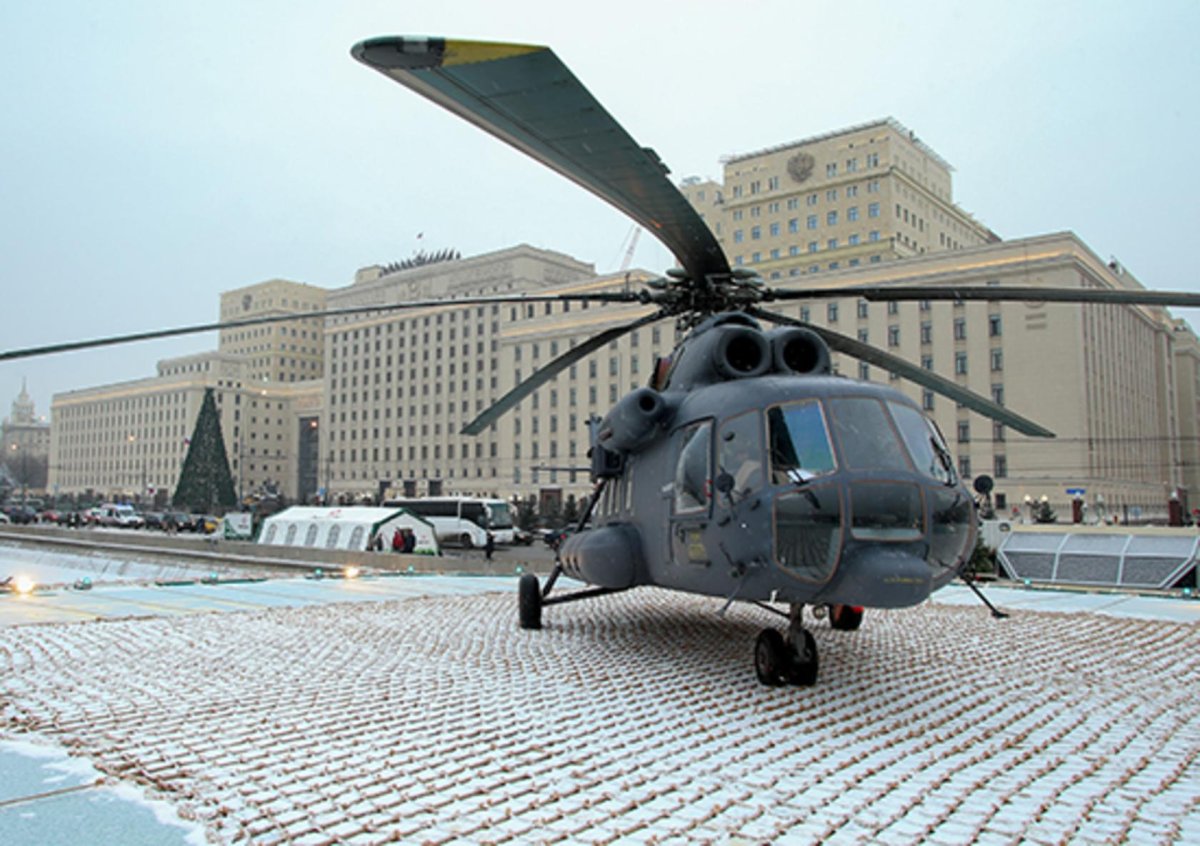 Вертолетная площадка на Фрунзенской набережной