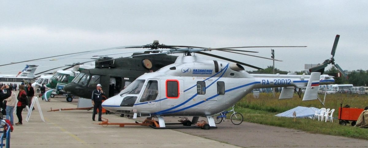 Ансат вертолет кабина