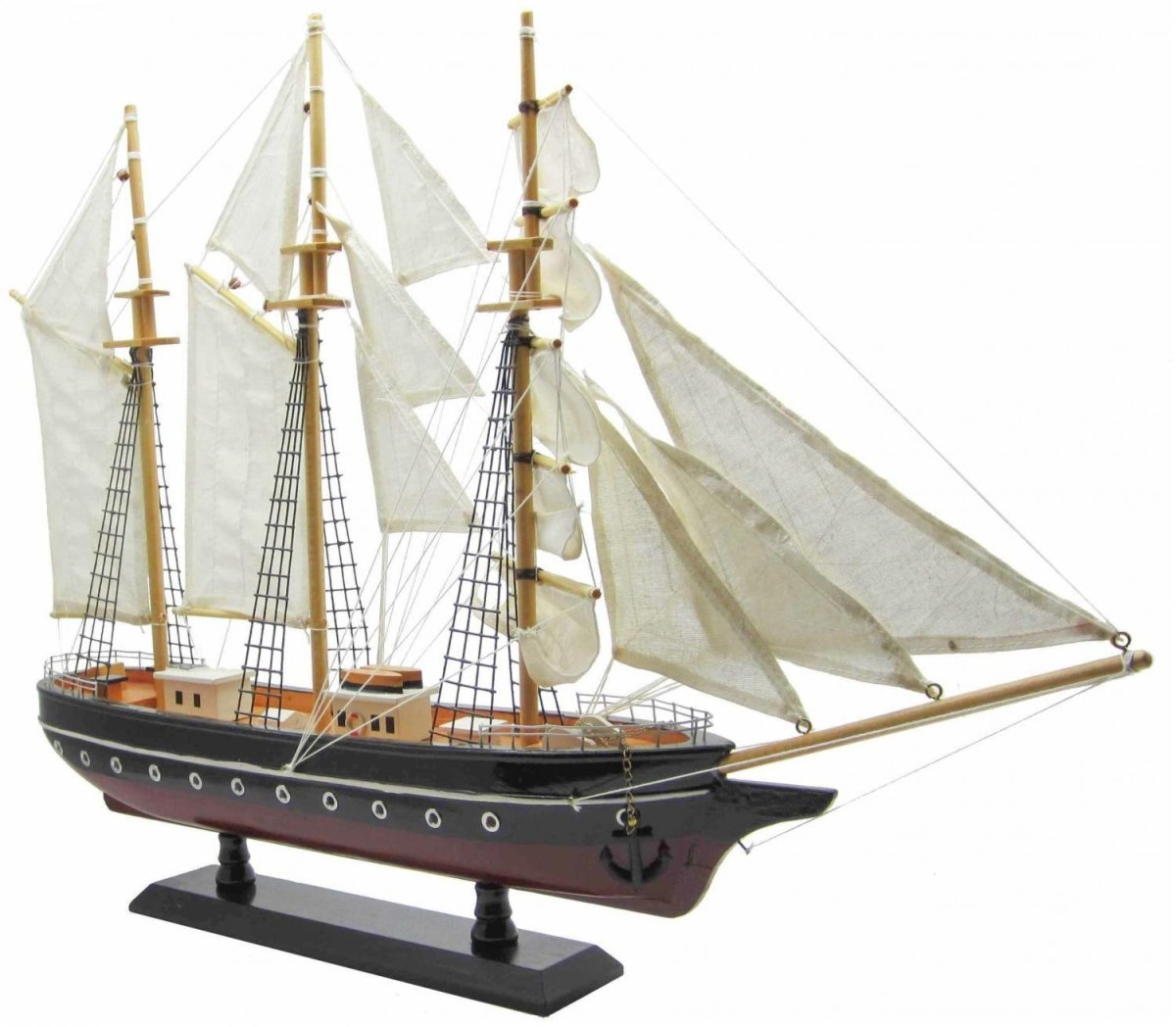 Гафельная шхуна модель