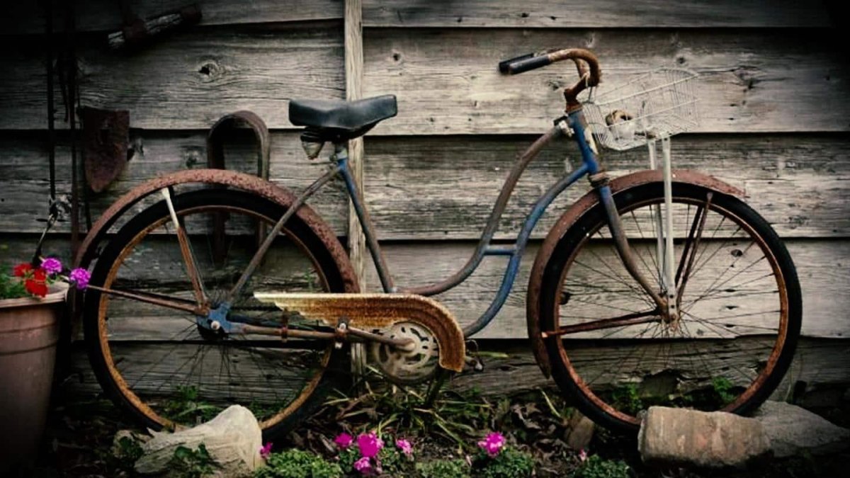 Велосипед с рамкой старые