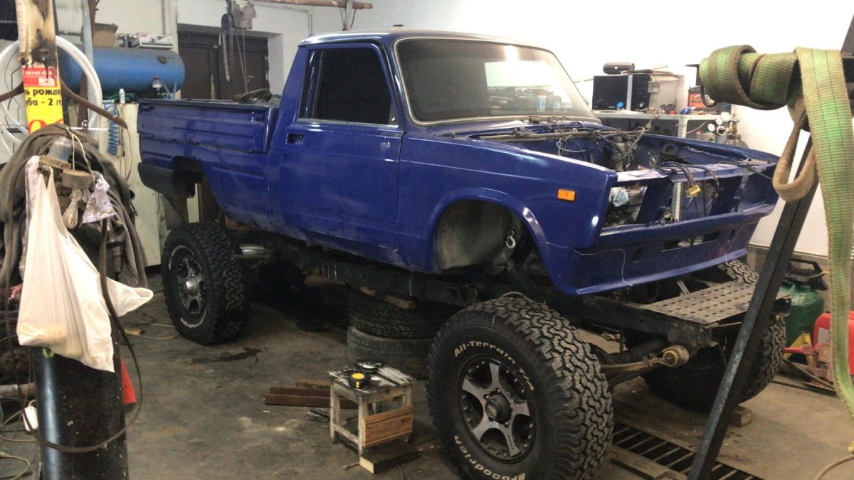 Переделка ИЖ 27175 на раму