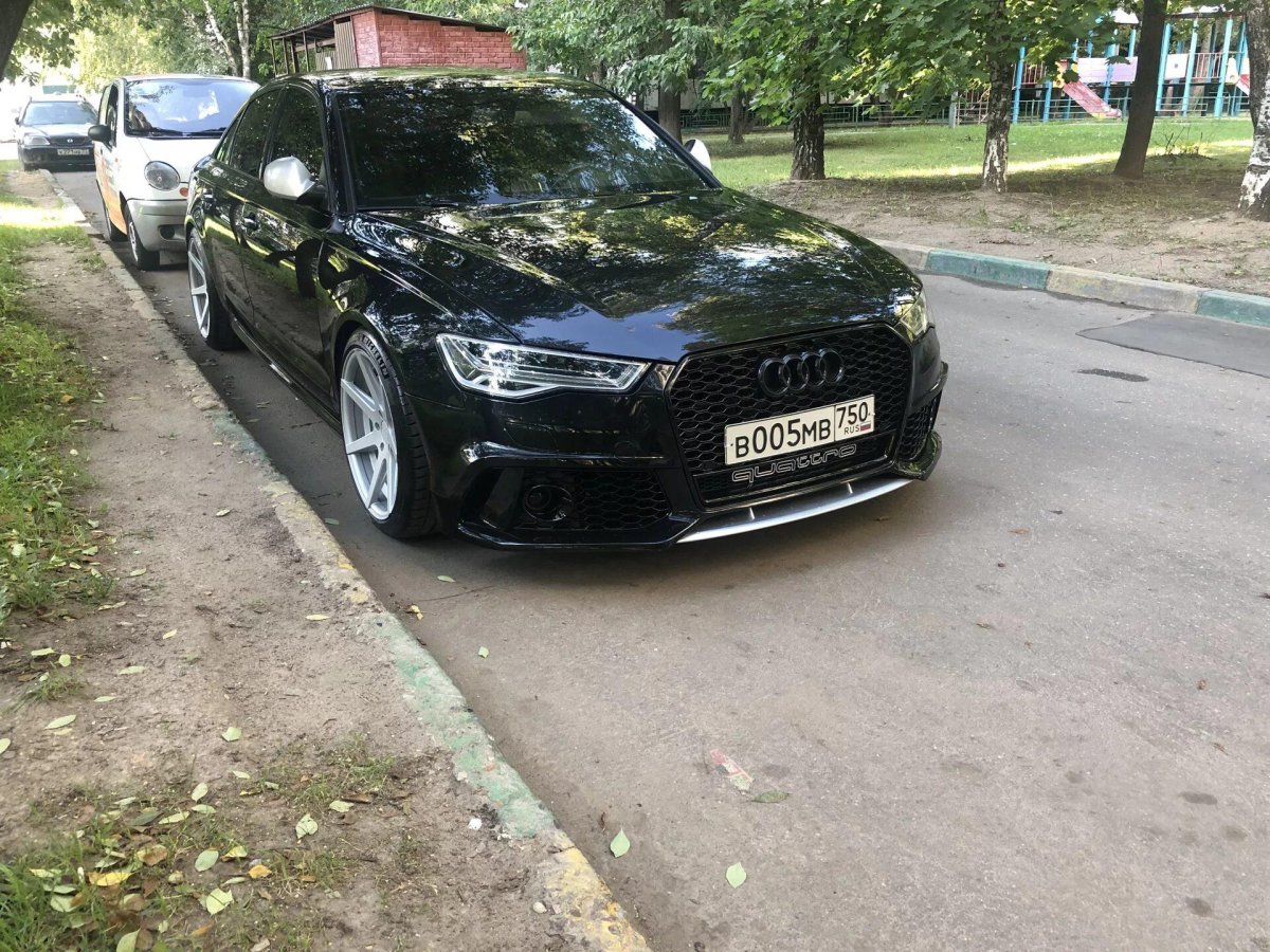 Ауди а6 с7 черная тонированная
