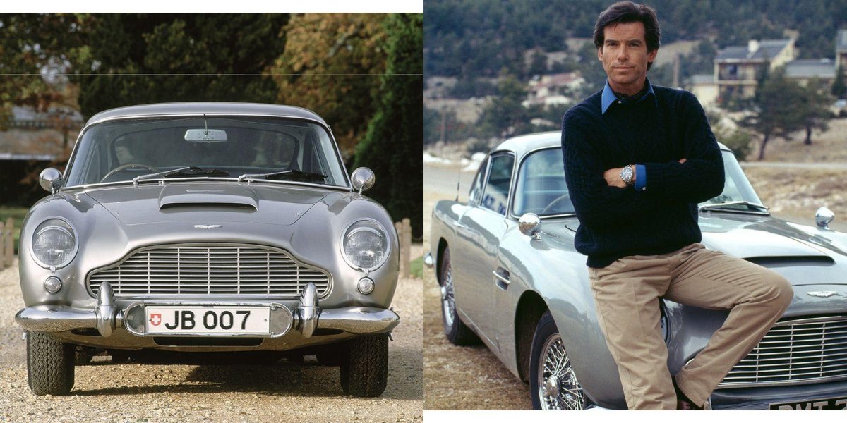 Aston Martin db5 Джеймса Бонда