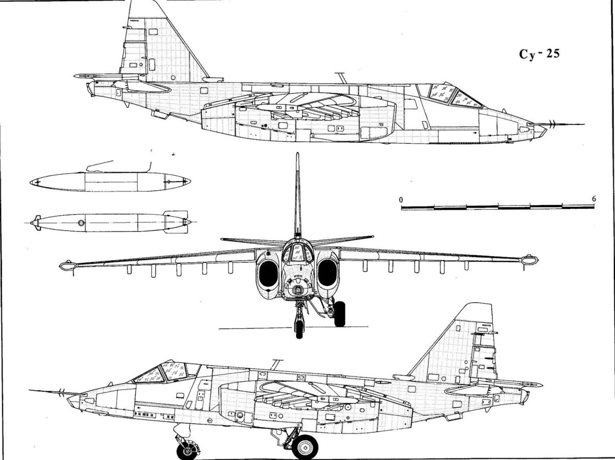 Самолёт-Штурмовик Су-25