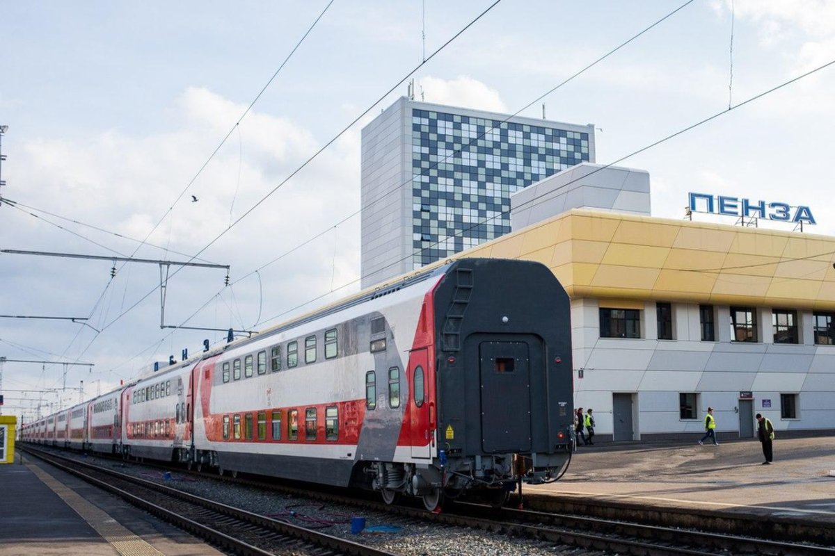Сура двухэтажный поезд Пенза
