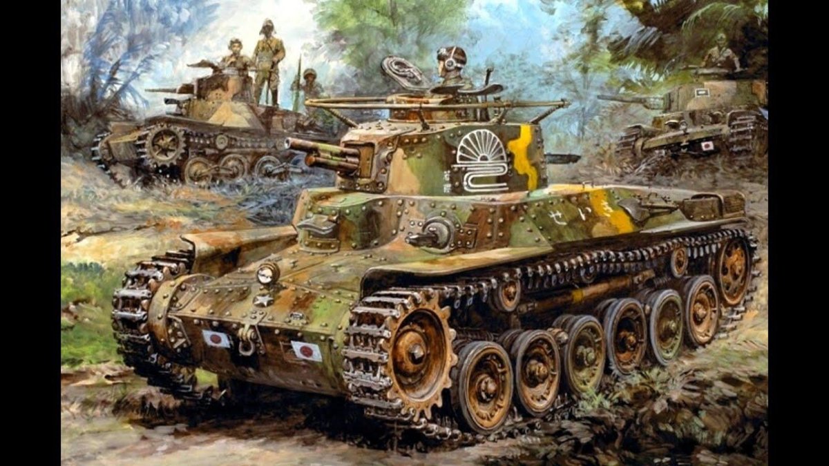 Танки Японии 2 мировой