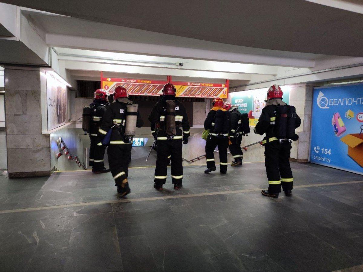 Возгорание на станции метро