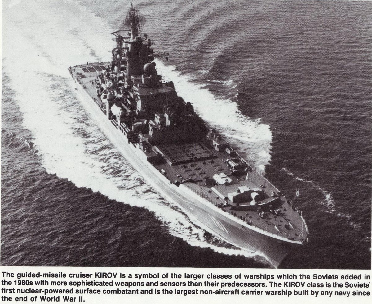 Атомный ракетный крейсер Киров