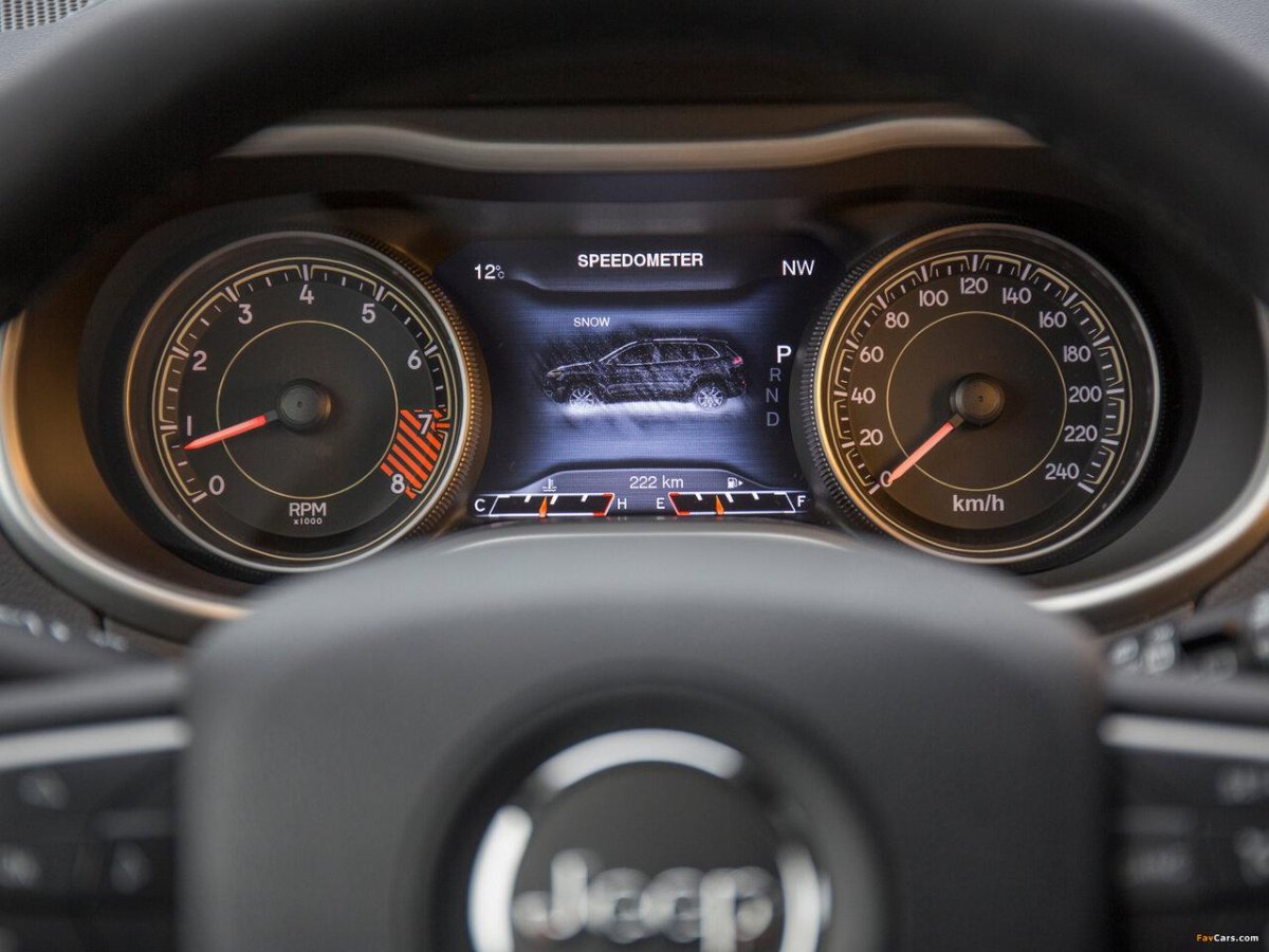 Jeep Cherokee приборная панель