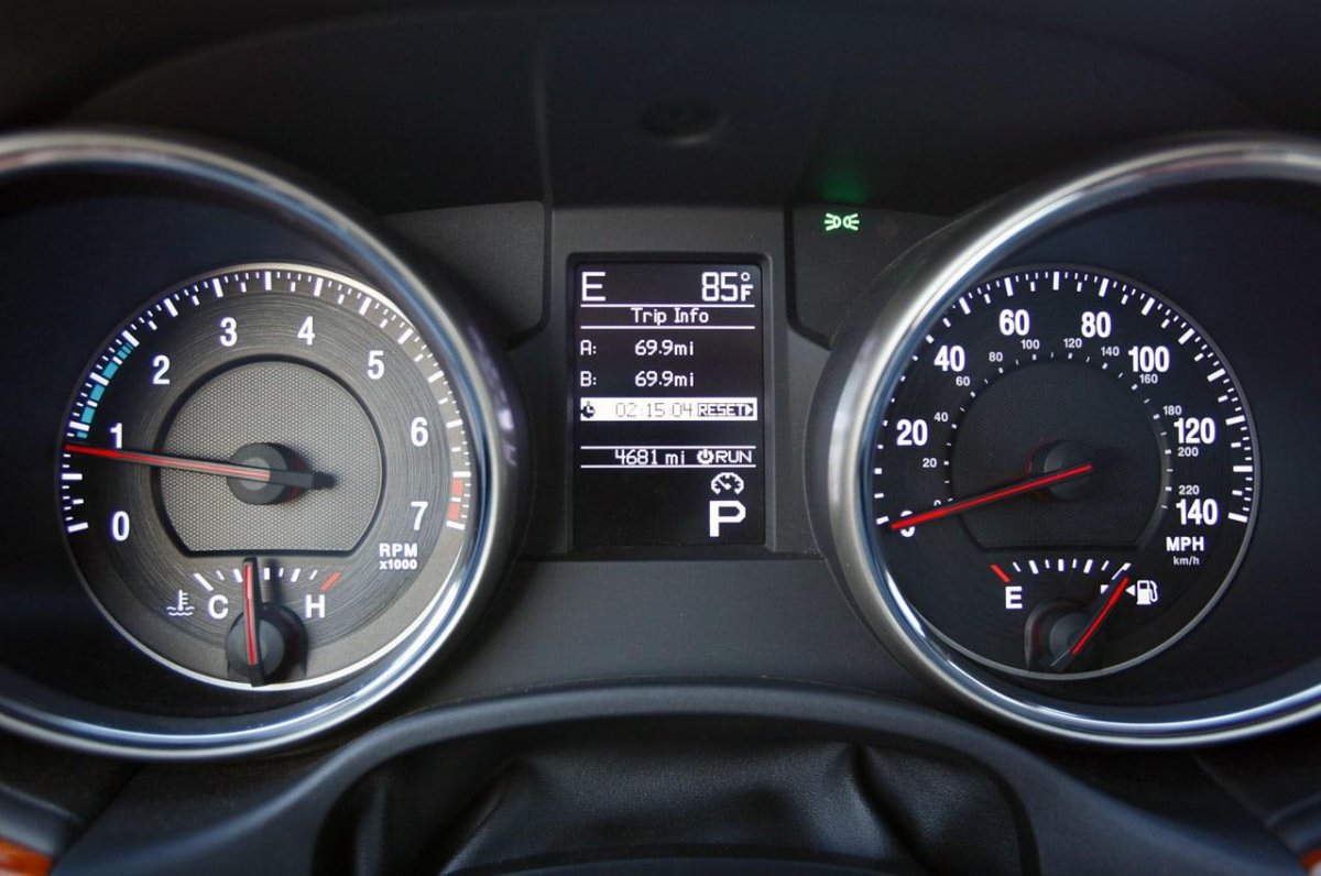 Панель приборов джип Гранд Чероки 2012