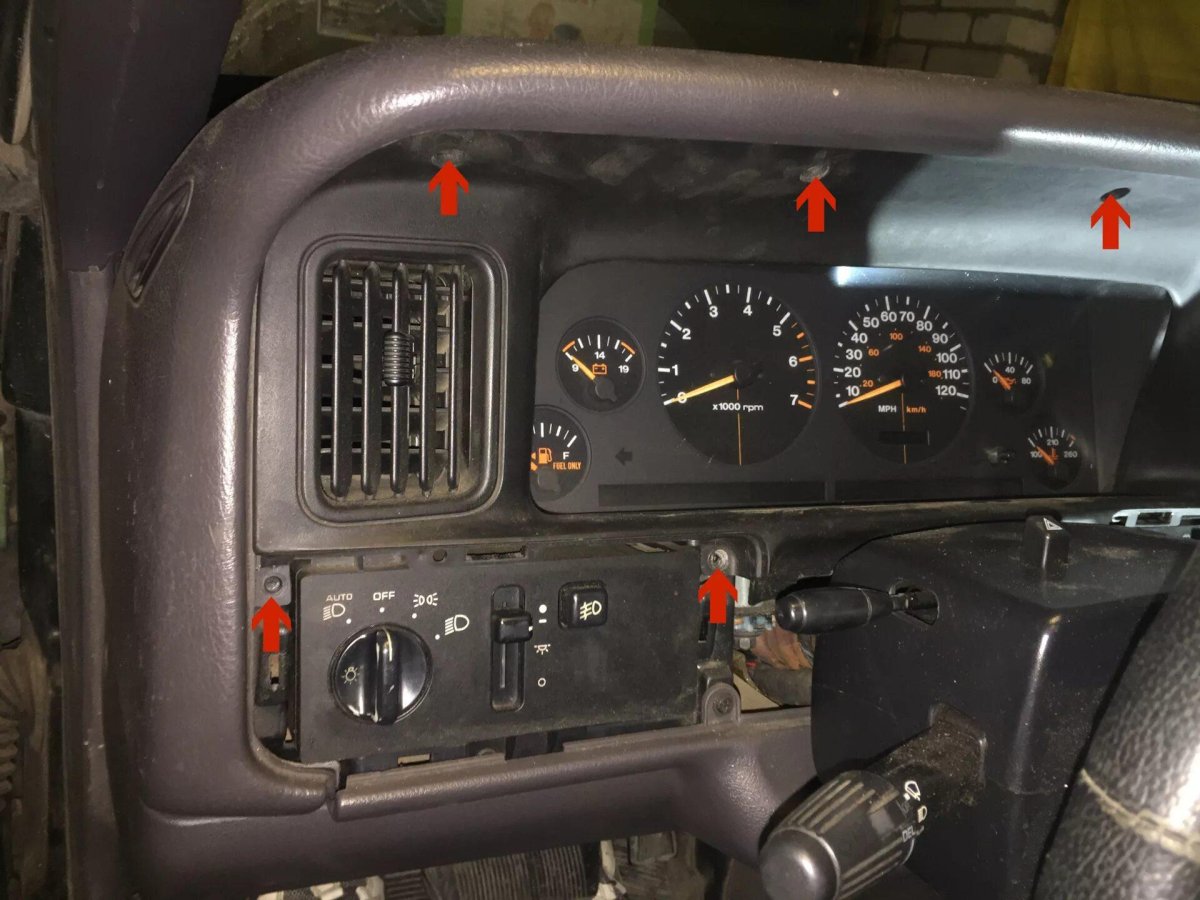 Приборная панель Jeep Grand Cherokee ZJ