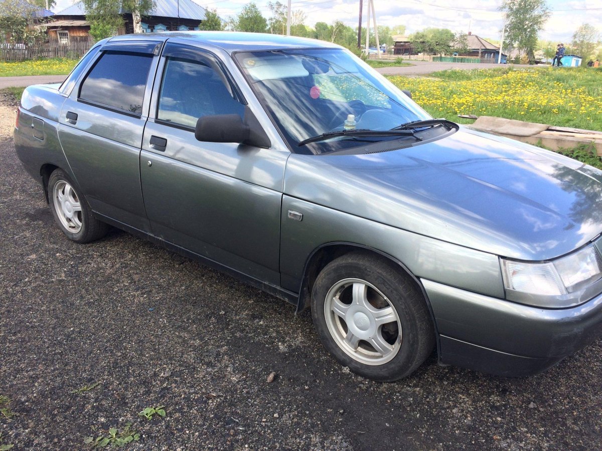 Лада 2110 серо зеленый