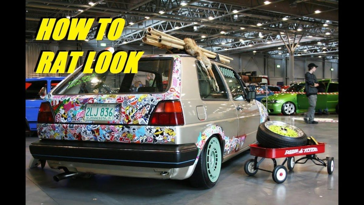 Golf mk2 rat look