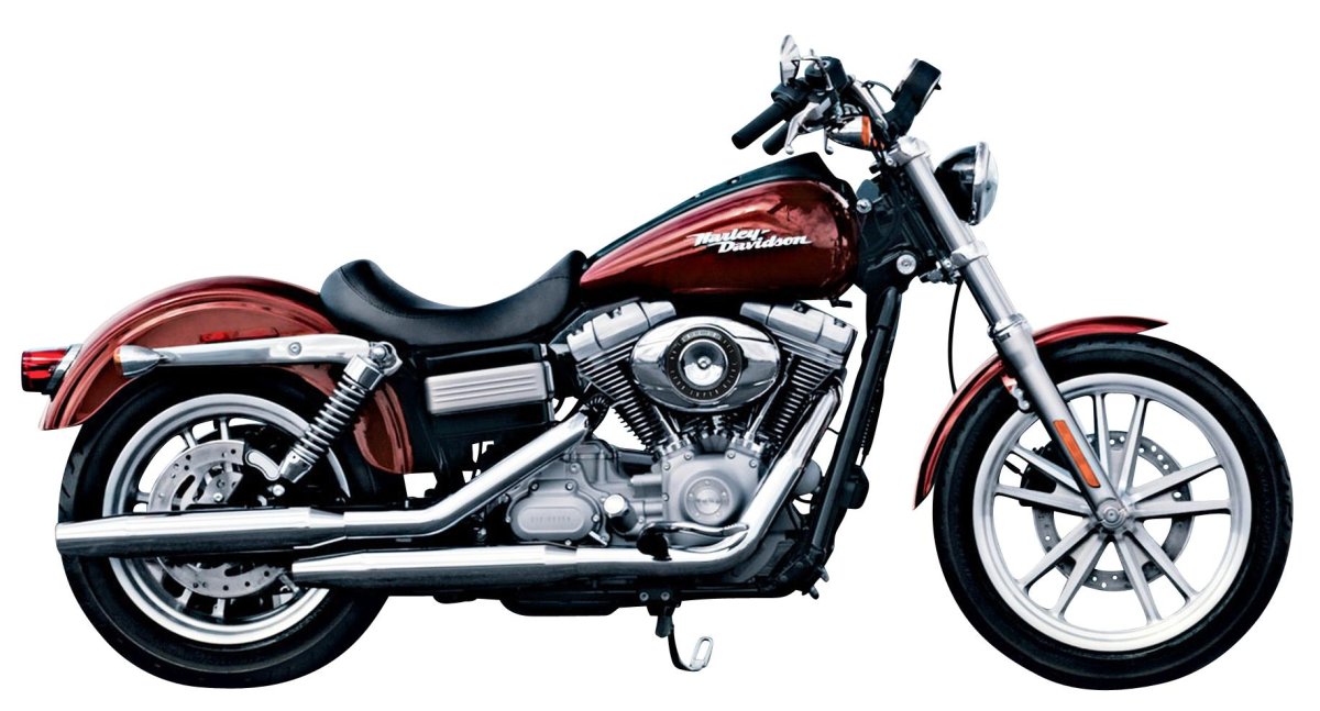 Мотоцикл Харлей Дэвидсон сбоку