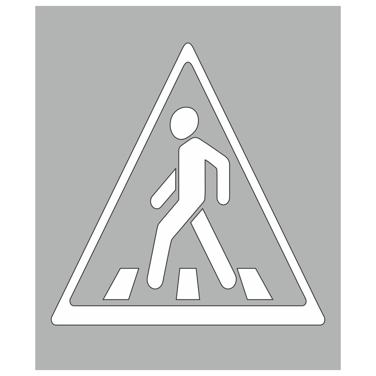 Трафарет пешеход