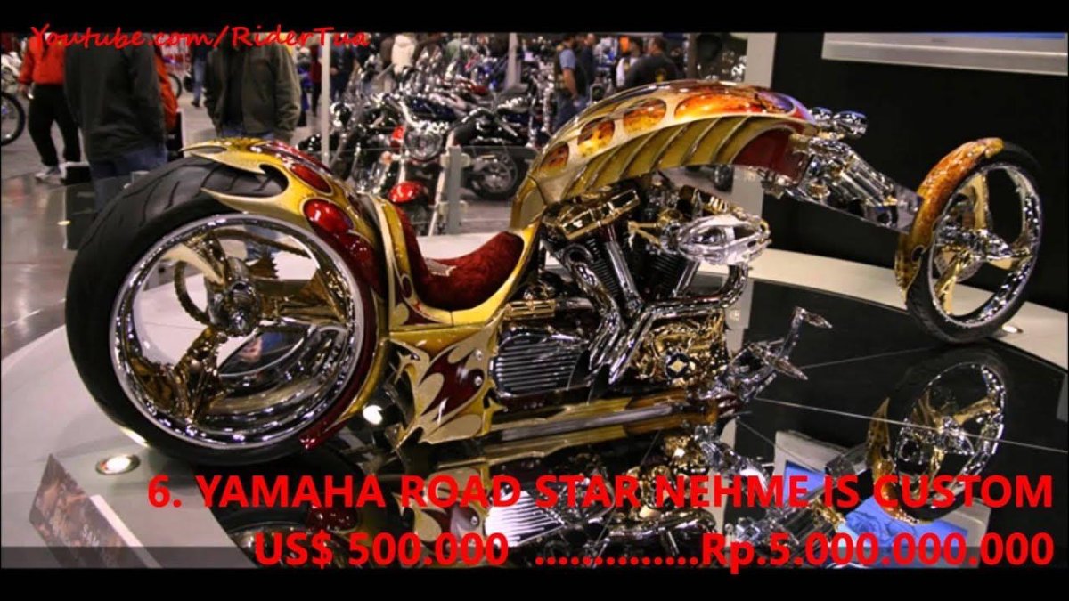 Yamaha Road Star BMS (золотой чоппер)
