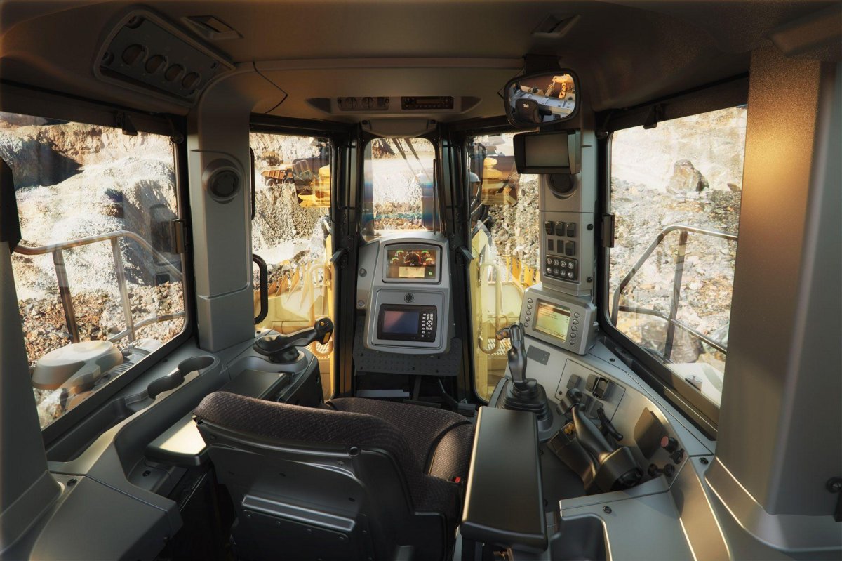 Cat d9r кабина