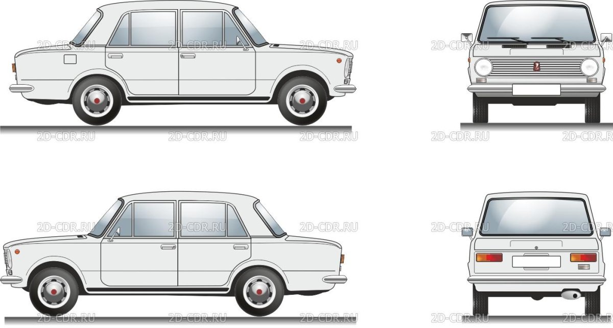 ВАЗ 2105 Blueprint