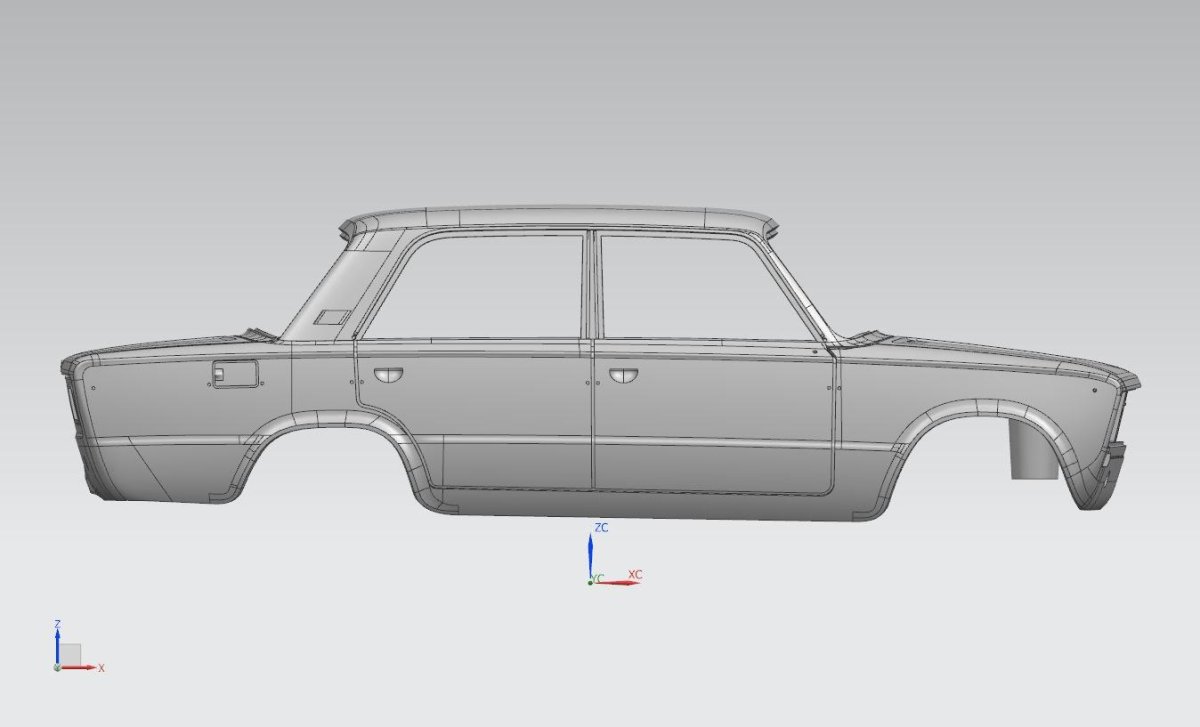 ВАЗ 2107 Blueprint