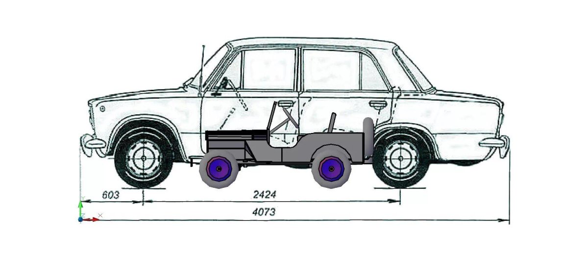 ВАЗ 2101 чертежи кузова