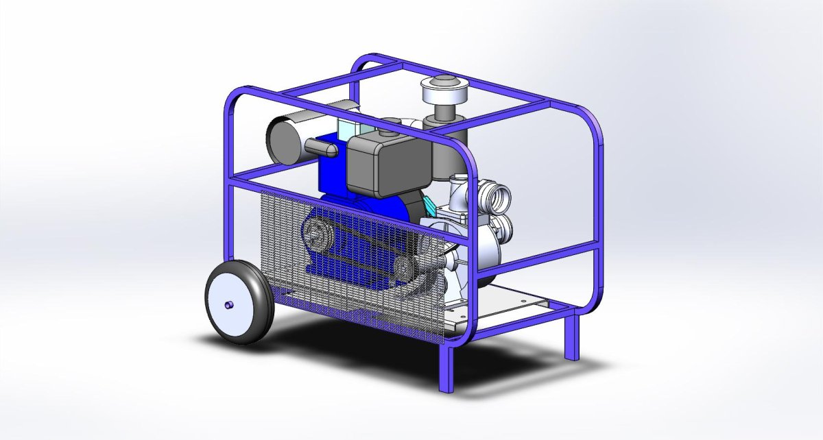 Мотопомпа танкер