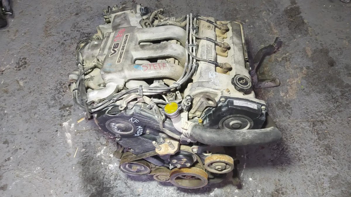 Двигатель KF v6 2.4 Mazda xedos 9 система ВКГ