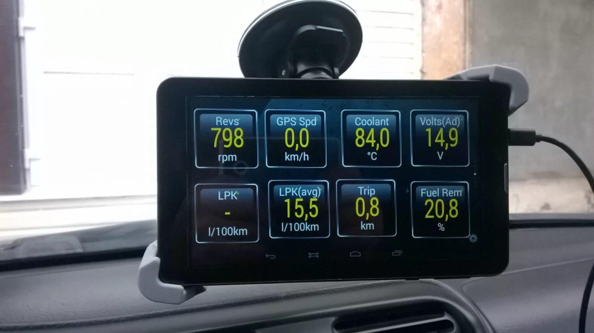 Бортовой компьютер на УАЗ Хантер