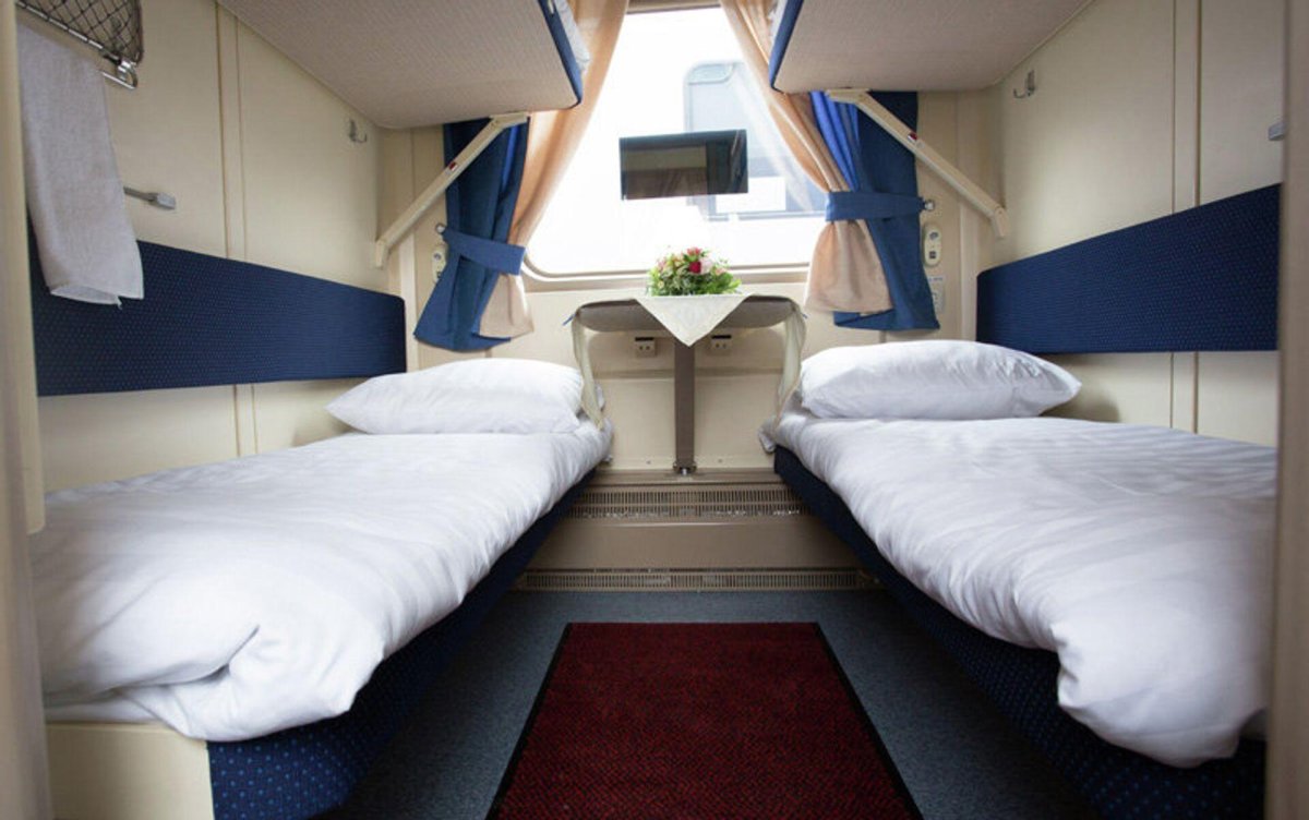 Двухэтажный вагон РЖД купе